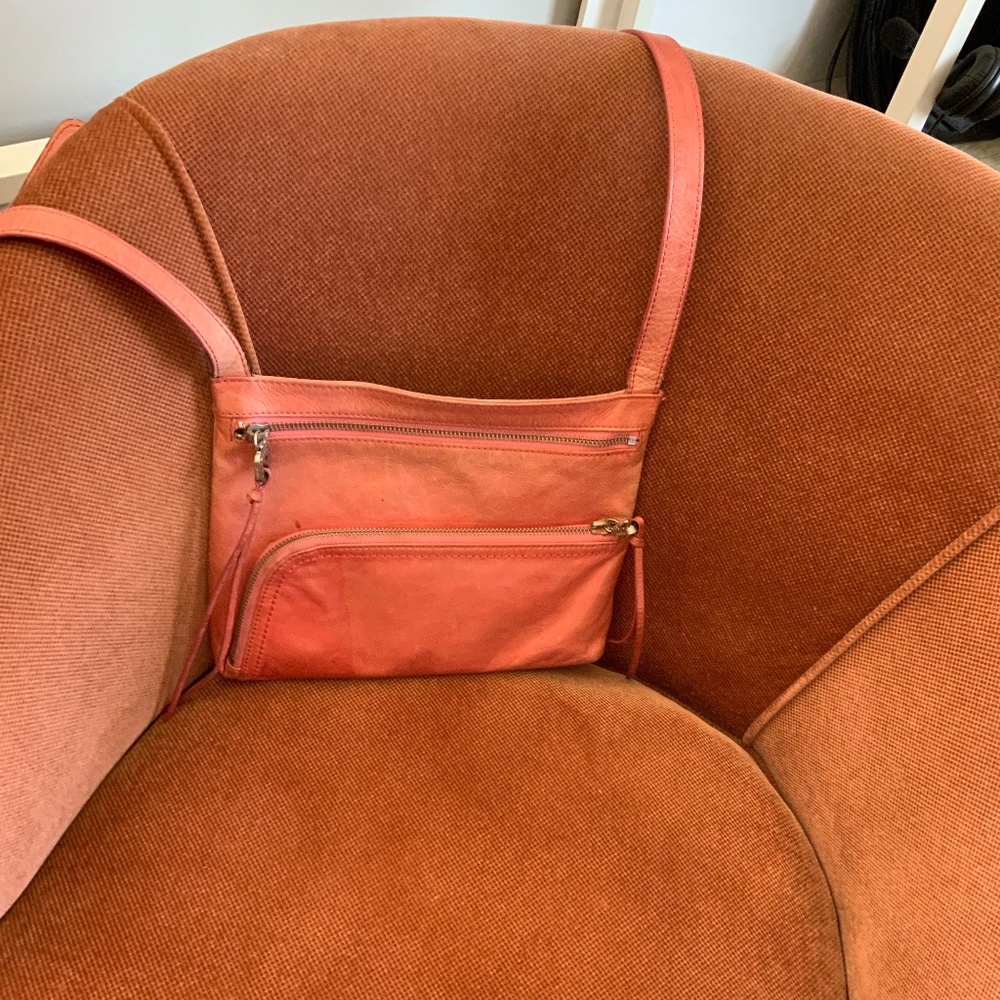 Pink Leather - Hobo Crossbody purse